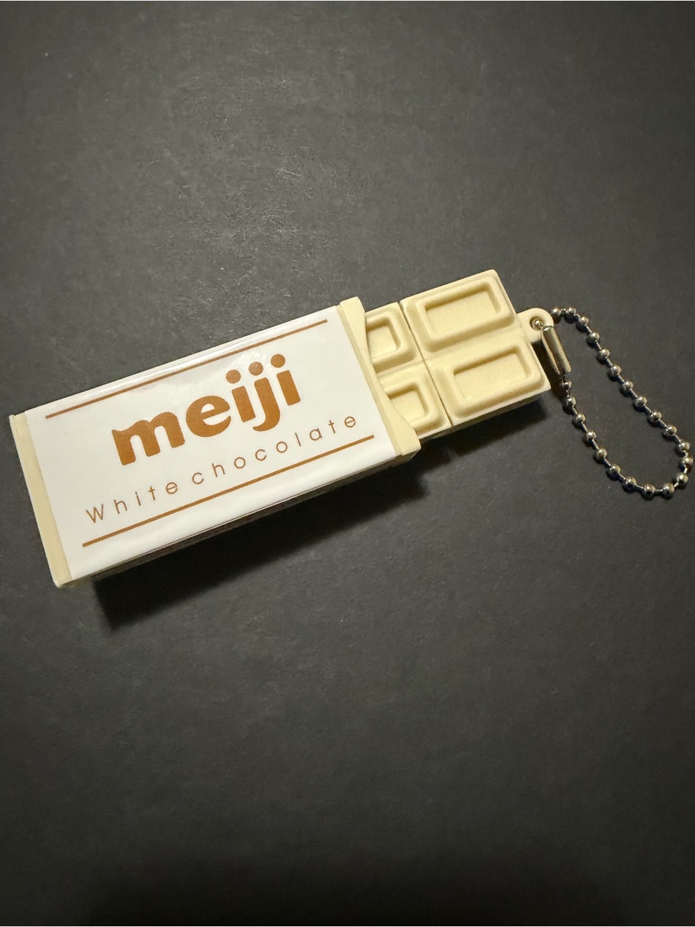 Meiji White Chocolate Novelty USB Flash Drive - Cream